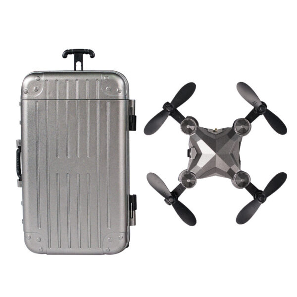 New Luggage Box Storage Box Folding Mini UAV Aerial Photography Remote Control Four Axis Children's Toys Drone - Image 7
