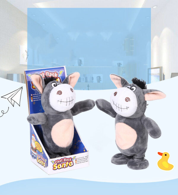 Electronic Robot Donkey Remote Control Kids Plush Toy Speak /walk/sing - Image 2