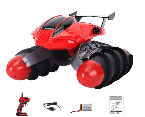 Waterproof Amphibious Wireless Remote Control Electric Speedboat - Image 4